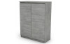 Skříňka Carlos 802D, šedý beton