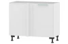 Dolní rohová kuchyňská skříňka One ES99R, levá, bílý lesk, šířka 110 cm