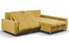 Rohová sedací souprava Kevin, žlutá kari látka, pravý roh