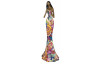 Dekorační soška Žena v barevných šatech, 35 cm