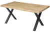 Jídelní stůl z dubového dřeva Chris X, 160x90 cm