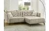 Rohová sedací souprava Salo, béžová látka