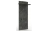 Věšákový panel Askon, tmavý beton