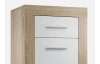 Komoda Askon, dub sonoma/bílá