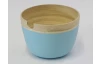 Bambusová miska modrá, střední 20 cm