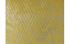Dekorační polštář 45x45 cm, žlutý/stříbrný