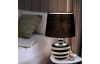 Stolní lampa Celia 30 cm, černá/stříbrná
