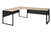 Rohový psací stůl Memphis, dub artisan/grafit