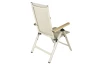 Polohovatelné zahradní křeslo Norali, béžové