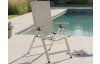 Polohovatelné zahradní křeslo Norali, béžové