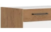 Kuchyňská dřezová skříňka Vigo, dub lancelot/bílý lesk, šířka 80 cm