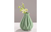 Dekorativní váza výška 13,5 cm, zelená