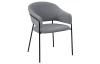 Jídelní židle Inga, holubí šedá strukturovaná látka