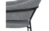 Jídelní židle Inga, holubí šedá strukturovaná látka