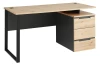 Psací stůl se zásuvkami Memphis 150 cm, dub artisan/grafit