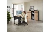 Psací stůl se zásuvkami Memphis 150 cm, dub artisan/grafit