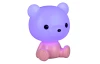 Dětská stolní lampička Cutie, růžový medvídek