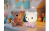 Dětská stolní lampička Cutie, růžový medvídek