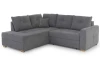 Rohová sedací souprava Heidelberg, šedá látka