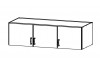 Skříňový nástavec Bremen, 136 cm, dub stirling