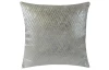 Dekorační polštář 45x45 cm, béžový/stříbrný