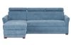 Rohová sedací souprava Harris, světle modrá látka, levý roh