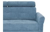 Rohová sedací souprava Harris, světle modrá látka, levý roh