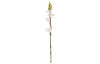 Umělá květina Gladiola 85 cm, bílá