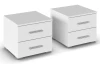 Set nočních stolků (2 ks) Isotta, bílé
