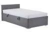 Postel s univerzálním čelem Dafne 110x200 cm, holubí šedá tkanina