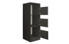 Regál s dvířky Mr. Sauber, antracitový