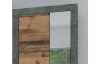 Předsíňová skříň Askon, tmavý beton/vintage optika dřeva