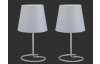 Stolní lampička - set 2 ks Twin, šedá