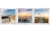 Sada obrazů na zeď (3 ks) Pláž