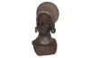 Dekorace socha Hlava ženy 52 cm