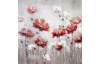 Ručně malovaný obraz Vlčí mák 80x80 cm, 3D struktura