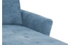 Rohová sedací souprava Harris, světle modrá látka, pravý roh