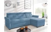 Rohová sedací souprava Harris, světle modrá látka, pravý roh