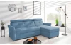 Rohová sedací souprava Harris, světle modrá látka, pravý roh
