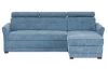 Rohová sedací souprava Harris, světle modrá látka, pravý roh