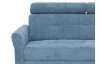 Rohová sedací souprava Harris, světle modrá látka, pravý roh