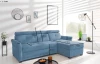 Rohová sedací souprava Harris, světle modrá látka, pravý roh
