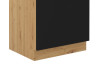 Vysoká kuchyňská skříň pro vestavnou troubu Modena, 60 cm, dub artisan/černá