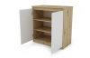 Skříňka 2-dveřová Carlos, dub artisan/bílá, 75 cm