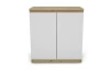 Skříňka 2-dveřová Carlos, dub artisan/bílá, 75 cm