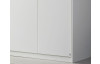 Šatní skříň Hildesheim, 271 cm, bílá/bílá