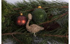 Vánoční ozdoba Koule 6 cm, hnědá