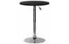 Kulatý barový stůl Laurent 60 cm, černý