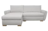 Rohová sedačka Helvetius, světle šedá látka