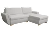 Rohová sedačka Helvetius, světle šedá látka